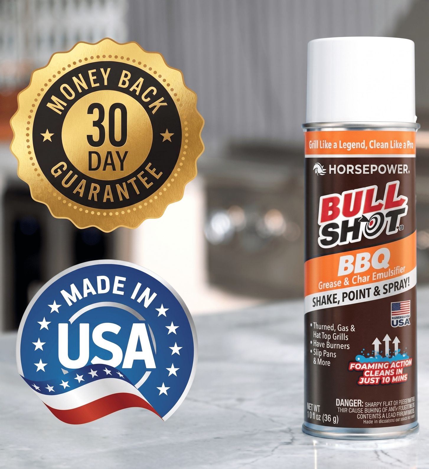 Bull Shot cleaning results