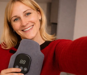 EMSense customer using device