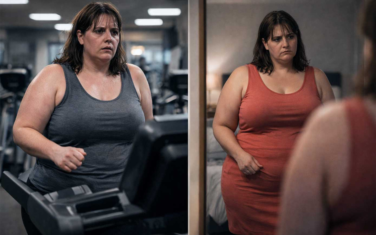 Weight loss transformation