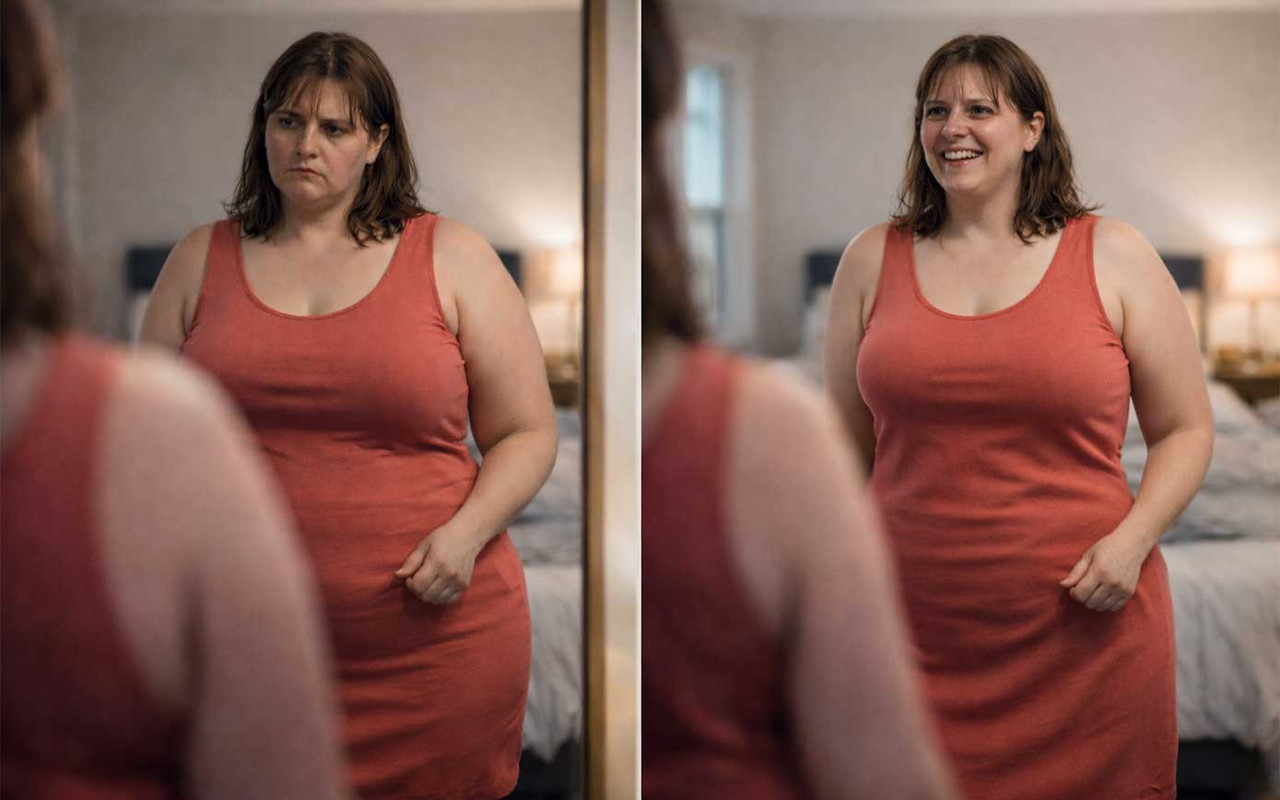 Weight loss transformation
