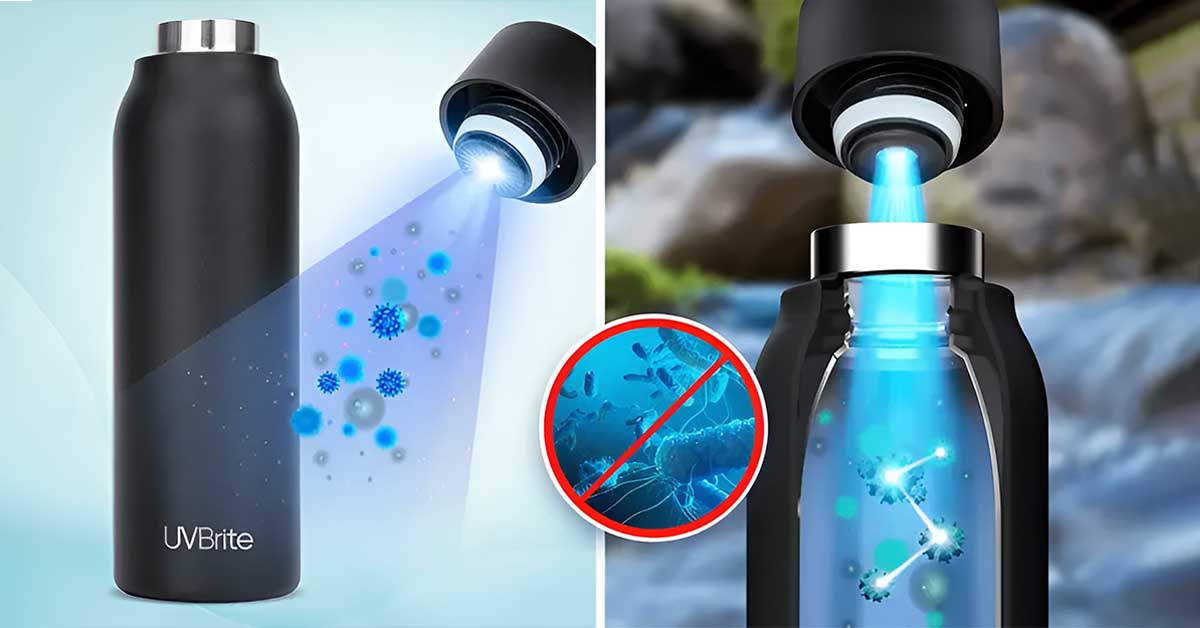 UVBrite Self Cleaning Bottle